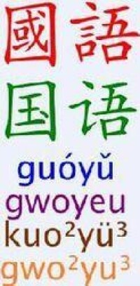 “國語”繁、簡體、拼音化