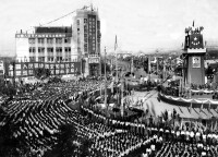 1951年，新街口舉行“抗美援朝”萬人集會