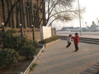 望海樓教堂“天津教堂遺址”碑文2010-12-04