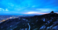 嵐山頭街道夜景