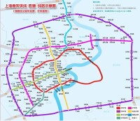 上海內環線（匝道）線路示意圖