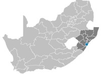 德班在南非中的位置