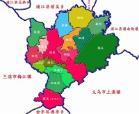 橫溪鎮行政區劃圖