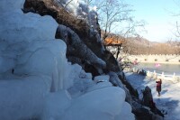 雕窩峪冰瀑景觀