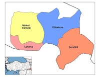 哈卡里省所在土耳其的位置圖