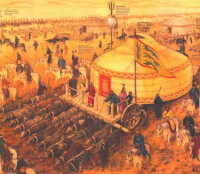 成吉思汗率軍西征（內蒙古日報資料圖）