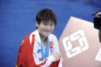 中國泳壇最年輕的世界冠軍
