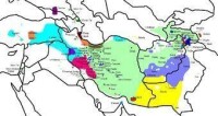 伊朗語族分布圖