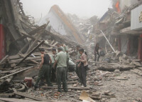 （圖）中國汶川大地震