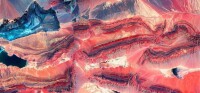 美地質勘探局發布地球衛星圖 美似油畫絢爛無比