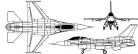 F-16三視圖
