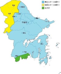 寧波方言地圖