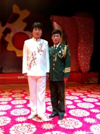 編劇李志鋒（左）與原著王玉龍