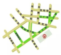 哈爾濱站南、北廣場規劃線路圖