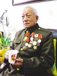 89歲的抗聯老戰士王明