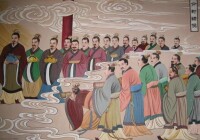 洛陽周公廟壁畫：周公分封