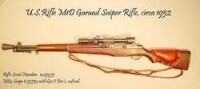 美國伽蘭德M1C狙擊步槍（帶槍口消焰器型）