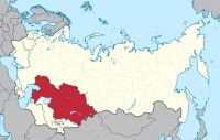 哈薩克的地理位置