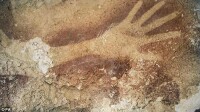 印尼蘇拉威西島發現4萬年前的洞穴壁畫