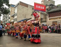 放河燈祈福祖國