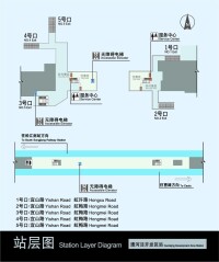 漕河涇開發區地鐵站站層圖