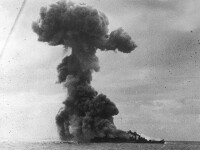 “普林斯頓”號航空母艦發生大爆炸