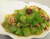 蝦干大蒜炒雙瓜