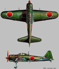 日本零式戰鬥機雙視圖