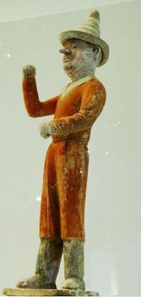 在中國甘肅發現的初唐時期（7世紀）的西方傳教士像