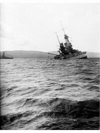 巴伐利亞級戰列艦在斯卡帕灣自沉沉沒