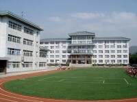 薊縣城關小學校園一角