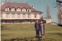 李清泉大使與夫人孫琪在瑞士使館