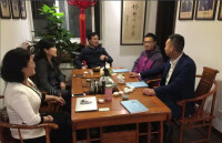 辛東方 楊龍 安柏任一行走訪上海巨鵬集團 探討“和”文化