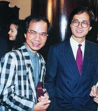 盧國沾先生（左）活動照