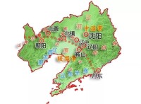 遼寧省的氣候分界圖