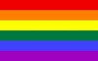 象徵同性戀的彩虹旗