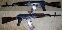 圖拉兵工廠生產的AK74