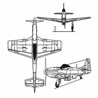 P-51戰鬥機三視圖