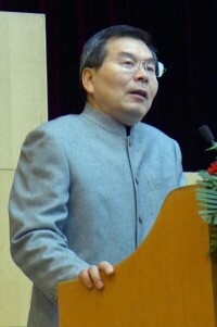朱強先生2014年1月在北京大學