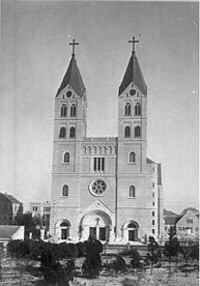 教堂的歷史照片，1935年
