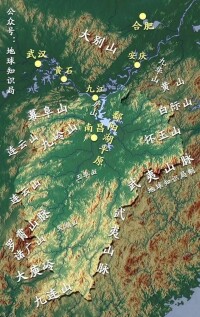 江西地形圖