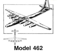 Model 462方案基本上就是B-29的六發放大版