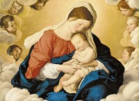 聖母瑪利亞人物油畫