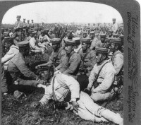 日俄戰爭中準備進攻旅順的日軍士兵