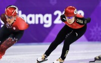 平昌冬奧會周洋比賽中