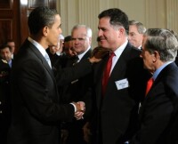 戴爾與美國總統奧巴馬