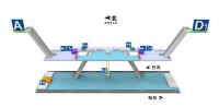 農業展覽館站站內立體圖