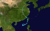 颱風海棠 路徑圖