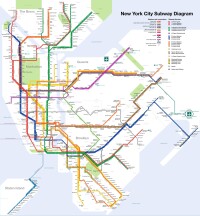 紐約地鐵線路圖