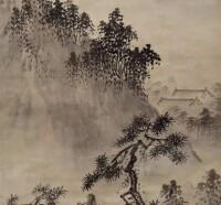 《春山積翠圖》局部